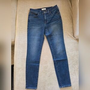 Madewell Women's Skinny Jeans in Deep Blue